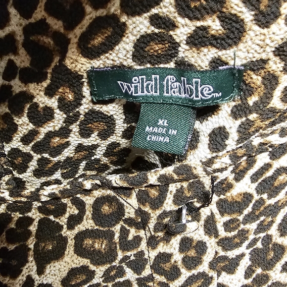 Wild Fable Leopard Print Jumper with Adjustable Straps size XL - Picture 3 of 5